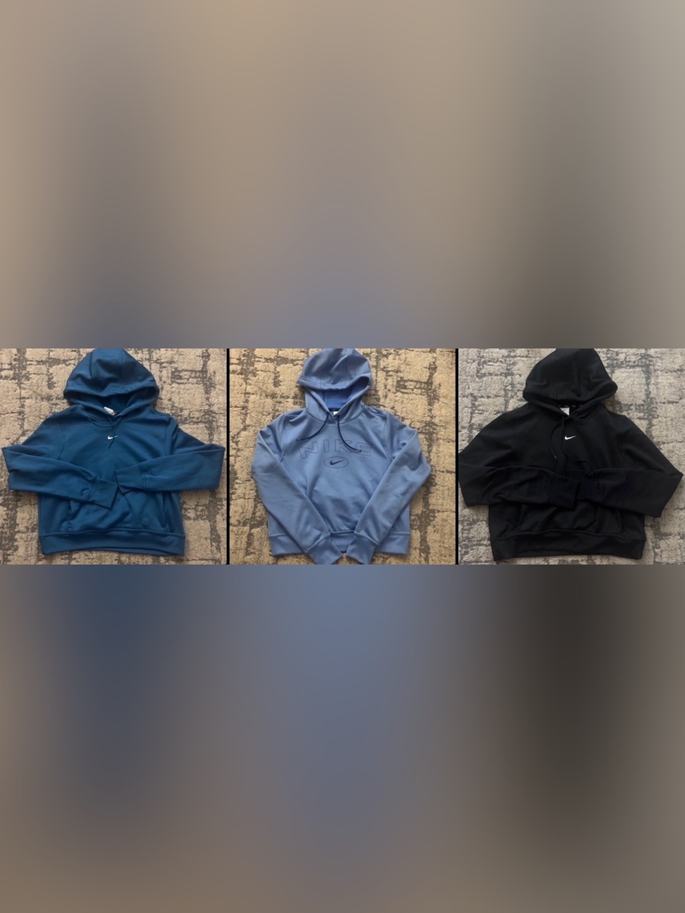 3 NIKE ThermaFit ONE Hoodies